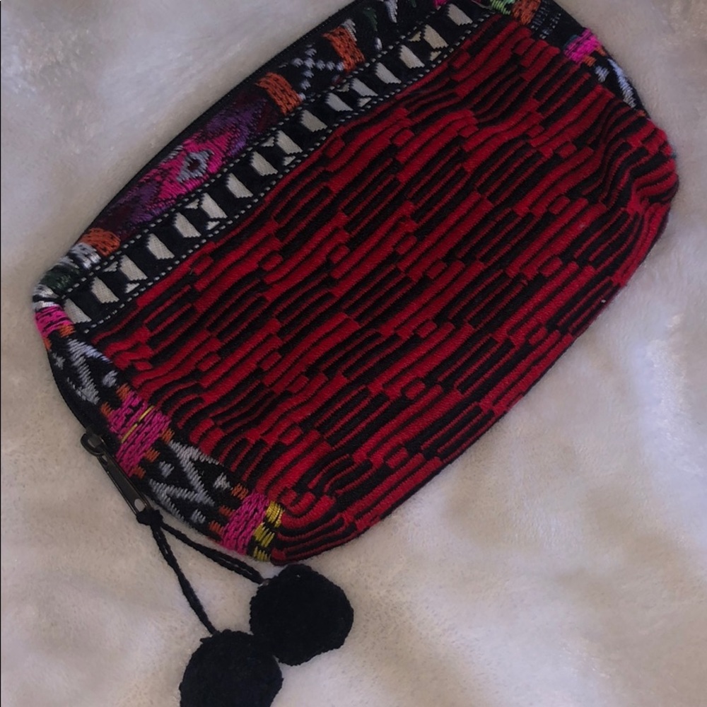 Boho “lovestitch” Makeup bag or clutch!!